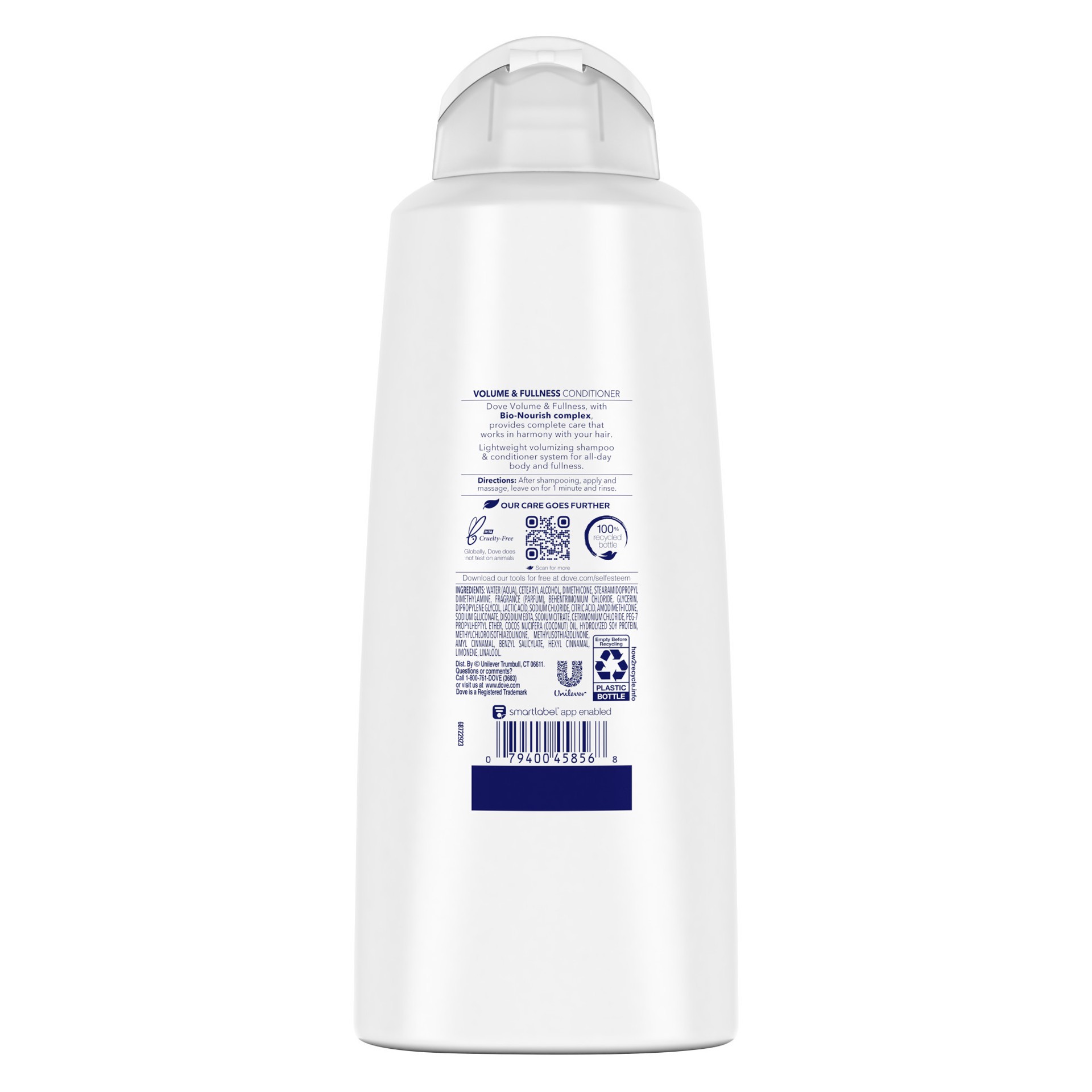 slide 4 of 7, Dove Ultra Care Conditioner Volume & Fullness, 20.4 fl oz, 20.4 fl oz