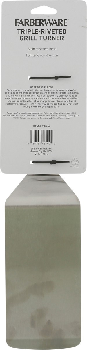 slide 8 of 9, Farberware BBQ Grill Turner Triple Rivet, 1 ct
