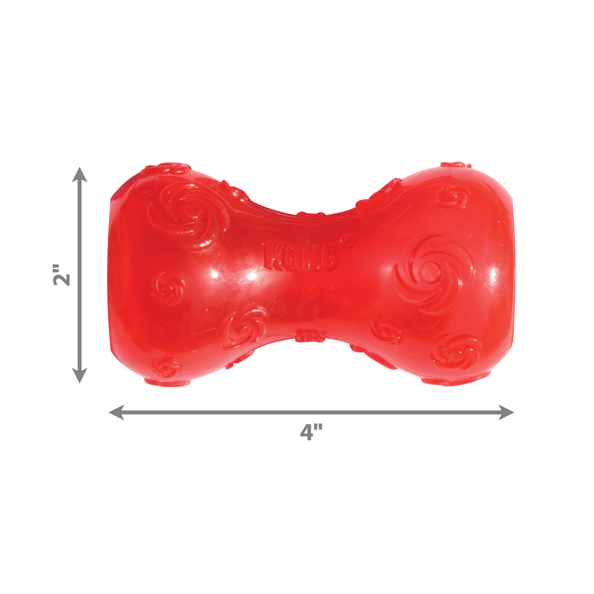 slide 4 of 4, KONG Squeezz Dumbbell Assorted Sm, 1 ct