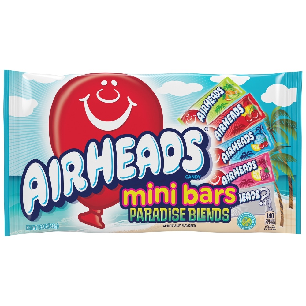 slide 1 of 1, Airheads Paradise Blends Mini Bars Candy, 12 oz