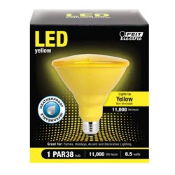 Feit Electric LED 6.5 Watt PAR38 Yellow Light Bulb
