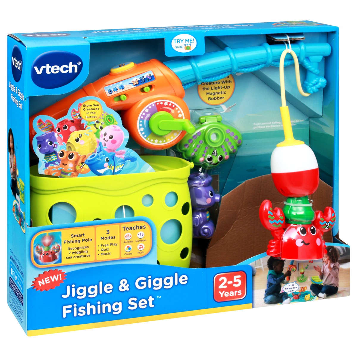 slide 2 of 9, VTech 2-5 Years Jiggle & Giggle Fishing Set 1 ea, 1 ct