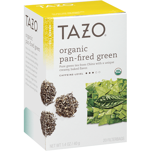 slide 2 of 4, Tazo Organic Pan-Fired Green Tea, 20 ct