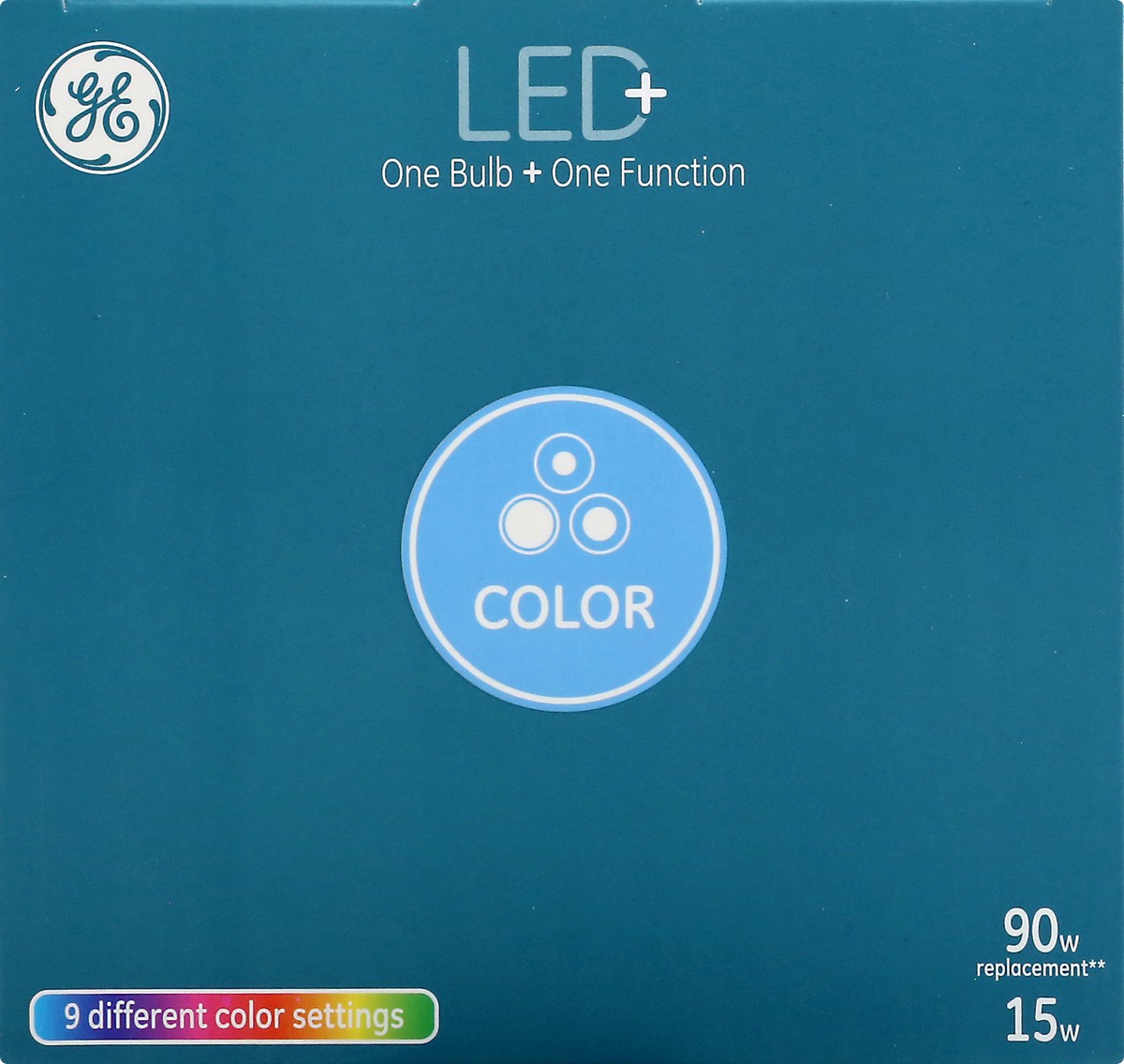 slide 4 of 11, GE LED+ Color 15 Watts Light Bulb 1 ea, 1 ct