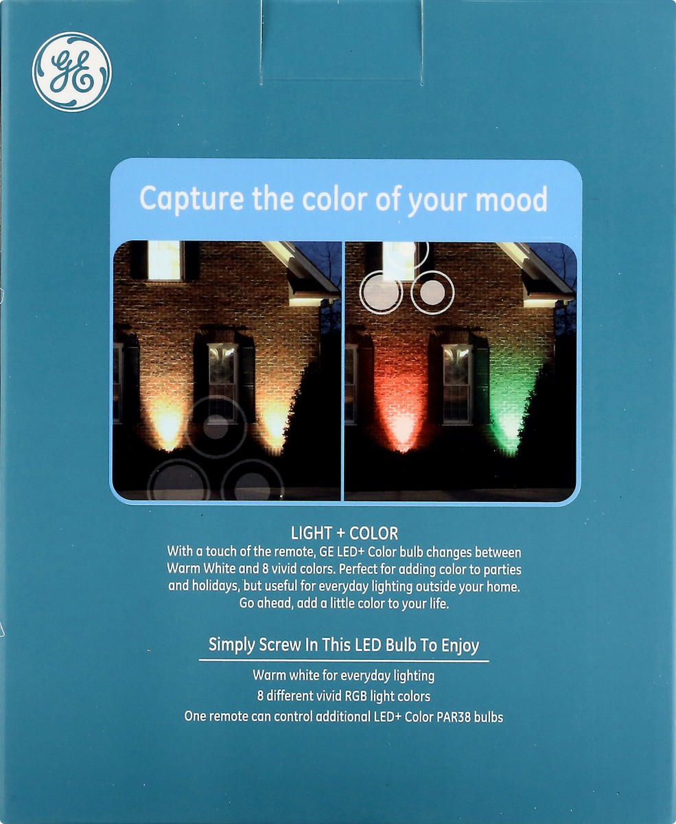 slide 10 of 11, GE LED+ Color 15 Watts Light Bulb 1 ea, 1 ct