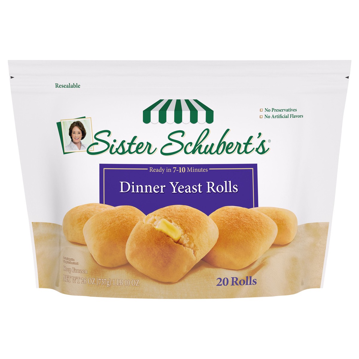 slide 13 of 14, Sister Schubert's Dinner Yeast Rolls 26 oz. Bag, 20 ct
