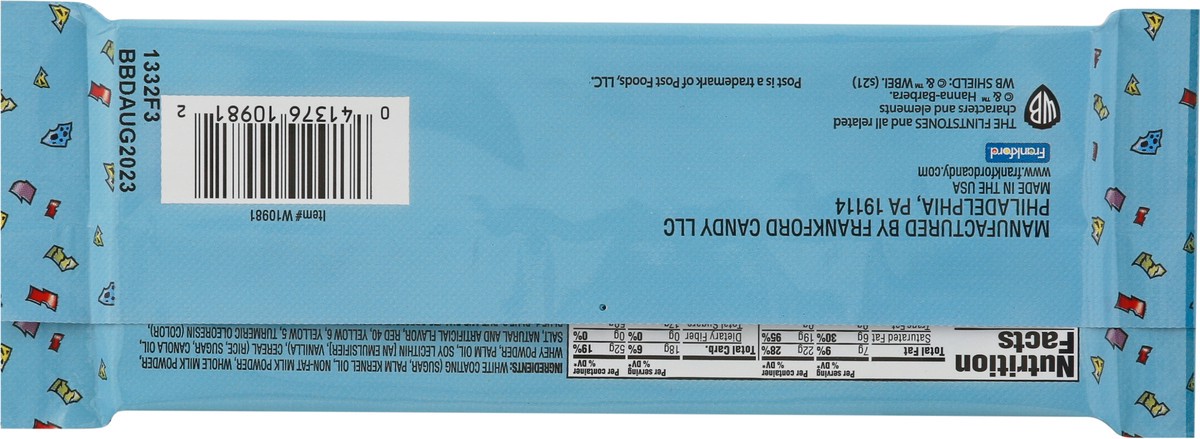 slide 8 of 9, Post Fruity Pebbles Birthday Cake Candy Bar King Size - 2.75 oz, 2.75 oz