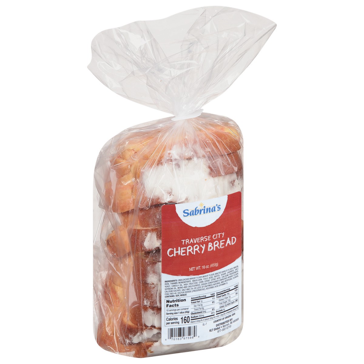 slide 9 of 9, Sabrina's Traverse City Cherry Bread 16 oz, 16 oz