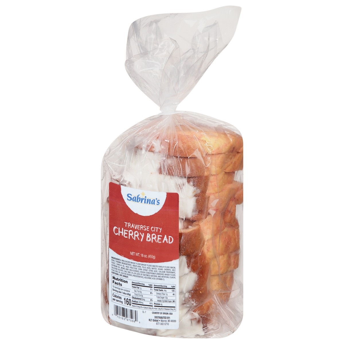 slide 5 of 9, Sabrina's Traverse City Cherry Bread 16 oz, 16 oz