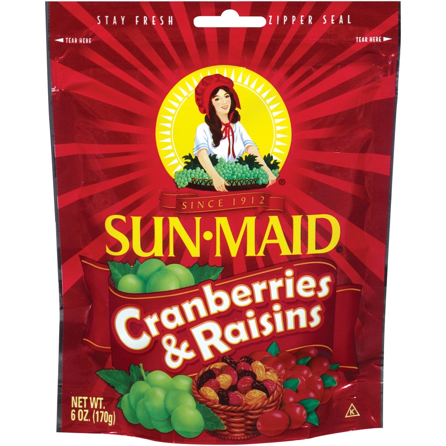 slide 1 of 1, Sun-Maid Cranberries & Raisins, 6 oz