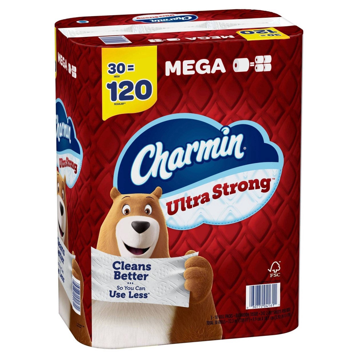 slide 4 of 5, Charmin Ultra Strong Toilet Paper, 30 ct