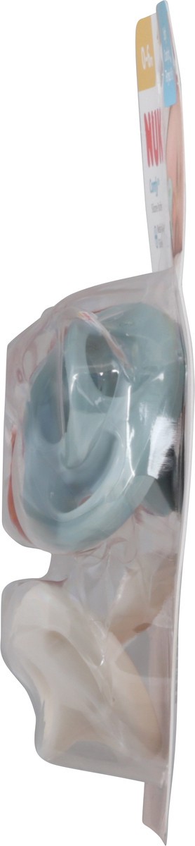 slide 12 of 12, NUK Comfy Silicone 0-6 Month Pacifier 1 ea, 3 ct