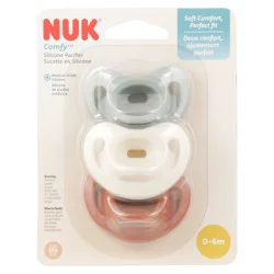 NUK Comfy Silicone 0-6 Month Pacifier 1 ea
