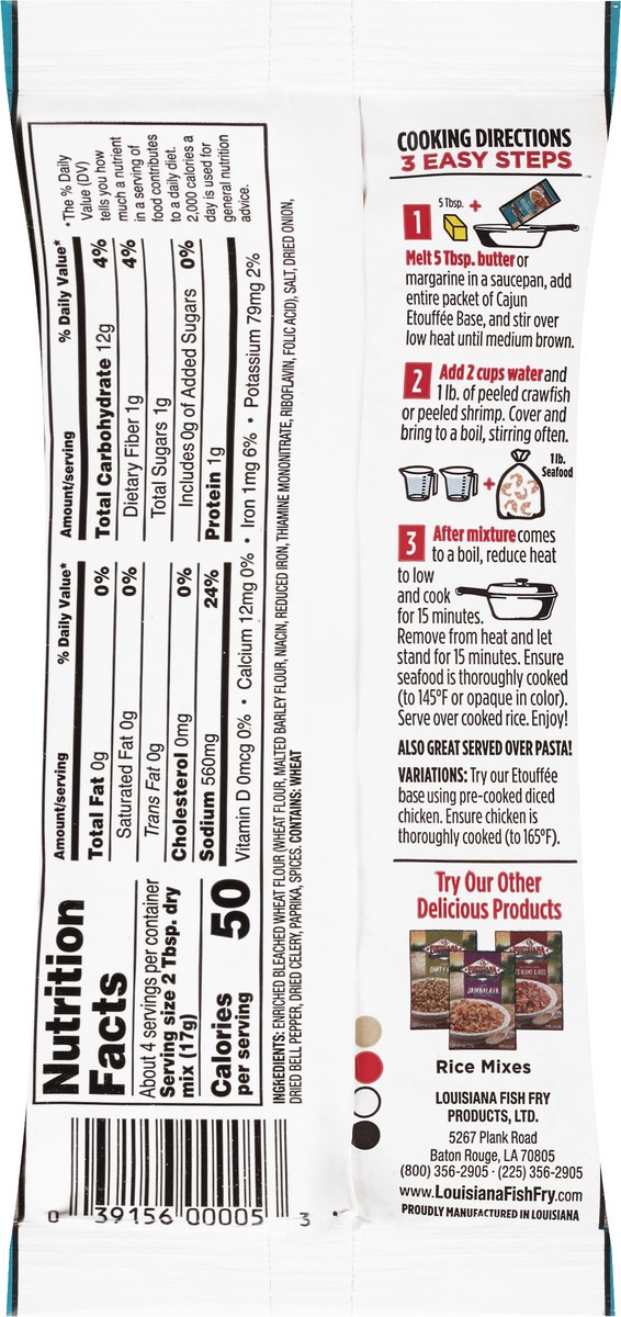 slide 7 of 11, Louisiana Fish Fry Etouffee Base, 1 ct