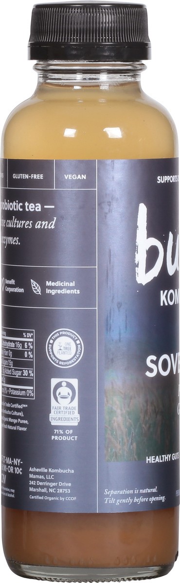 slide 3 of 13, Buchi Sovereign Peach Ginger Kombucha 12 fl oz, 12 fl oz