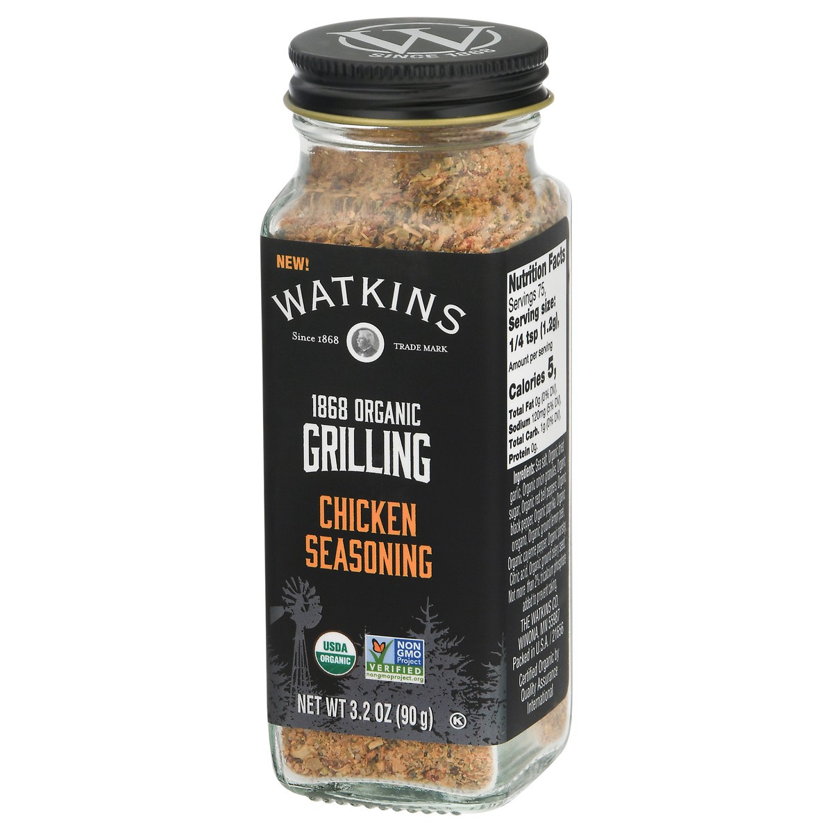 slide 12 of 12, Watkins Grill Seasoning Chicken, 3.2 oz