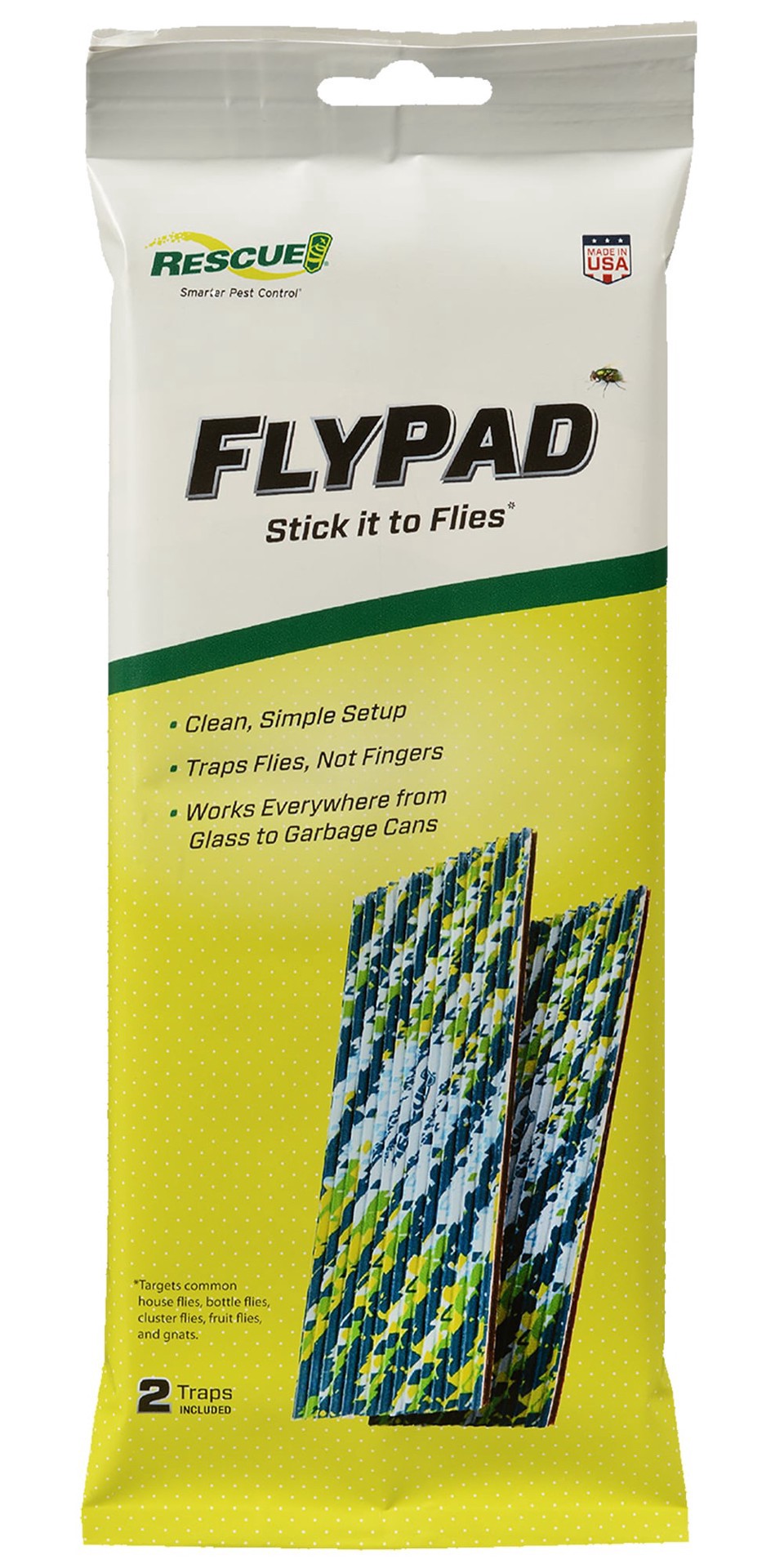 slide 1 of 1, RESCUE! FlyPad 2-Pack Fly Traps, 2 ct