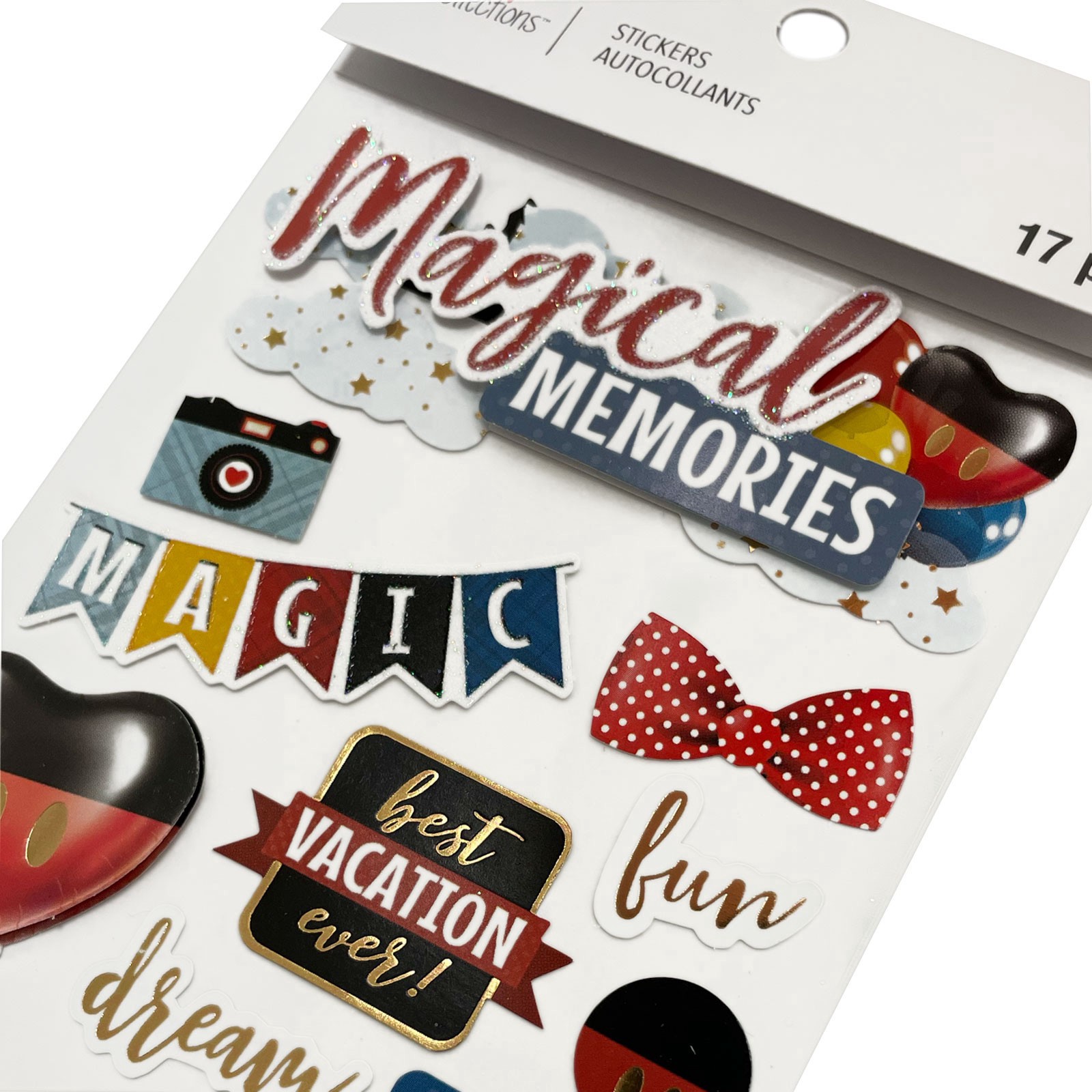 slide 3 of 4, Magical Memories Stickers By Recollections, 4 in x 8.5 in