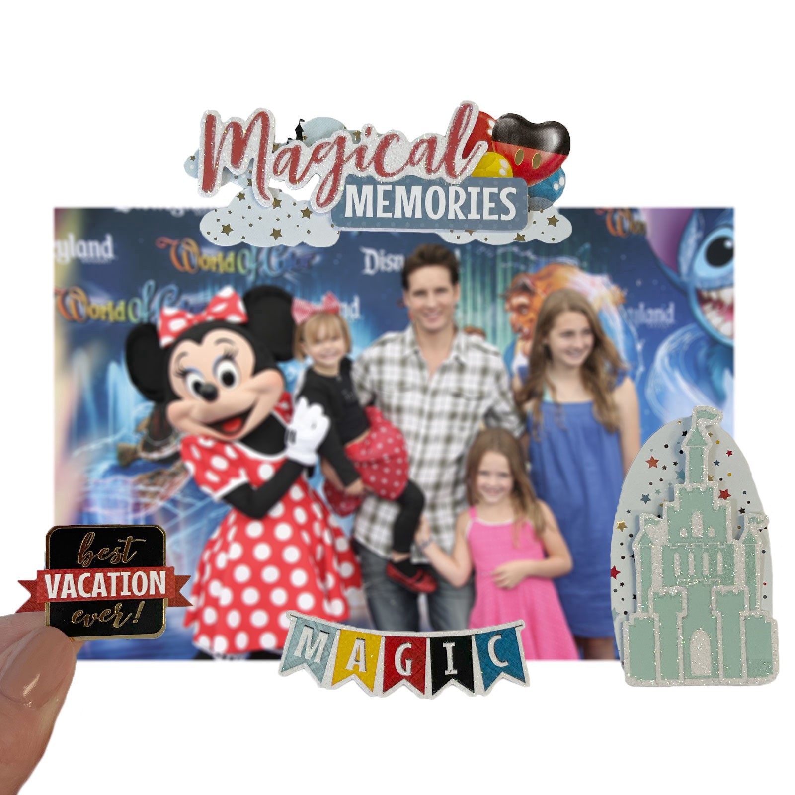 slide 4 of 4, Magical Memories Stickers By Recollections, 4 in x 8.5 in
