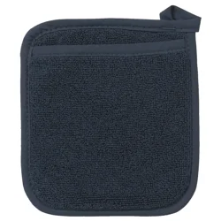 Room & Retreat Terry Pocket Mitt Midnight, 7.5 In X 8.5 In