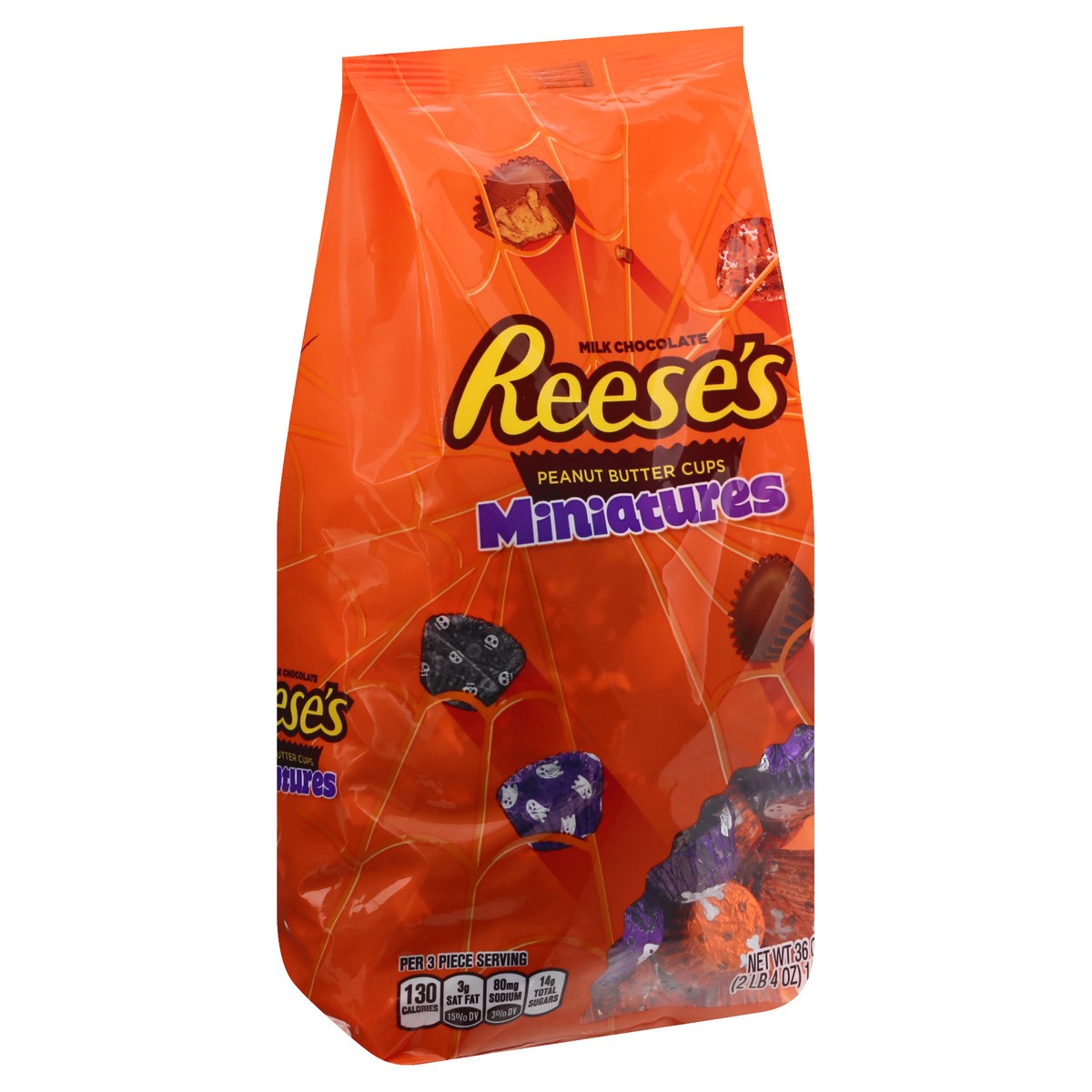 slide 6 of 9, Reese's Miniatures Peanut Butter Cups 36 oz, 36 oz
