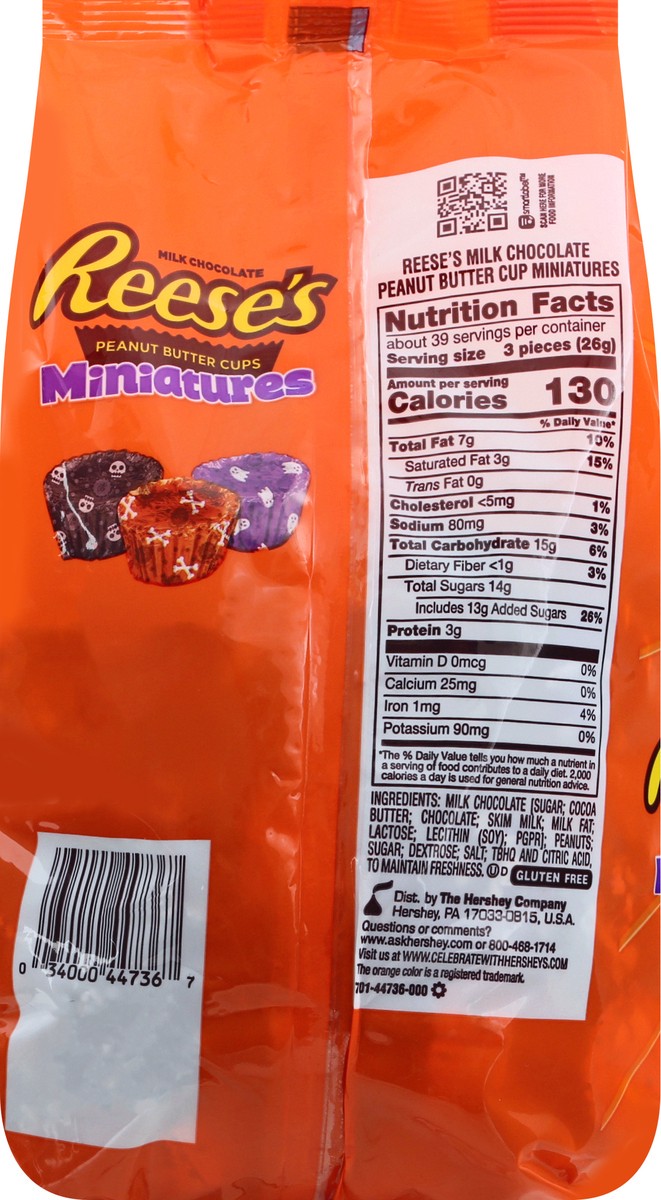 slide 3 of 9, Reese's Miniatures Peanut Butter Cups 36 oz, 36 oz