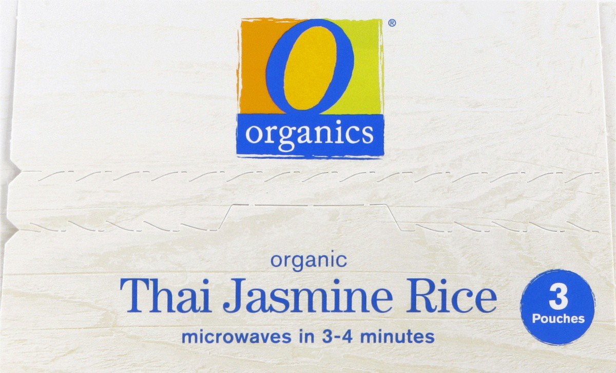 slide 4 of 4, O Organics Organic Rice Thai Jasmine, 30 oz