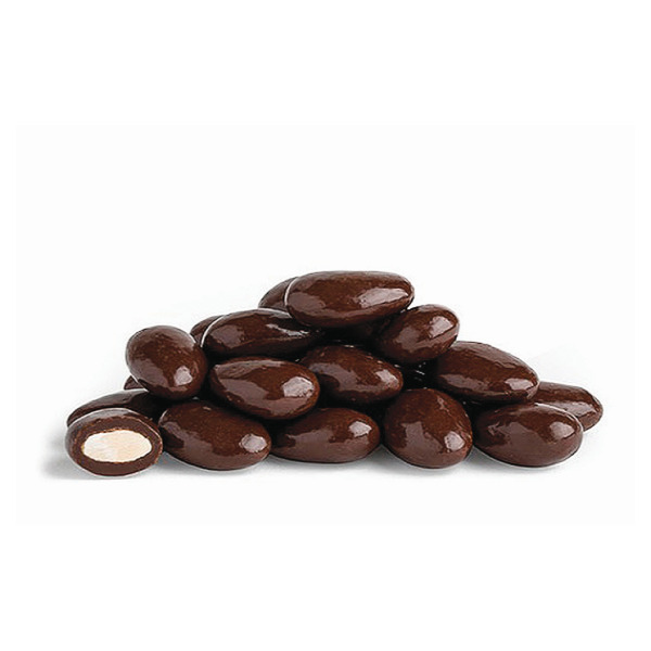 slide 1 of 1, Dark Chocolate Almonds, per lb
