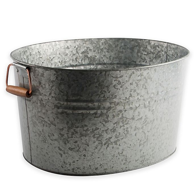 slide 1 of 1, Heritage Home Galvanized Metal and Copper Ice Bucket, 1 ct