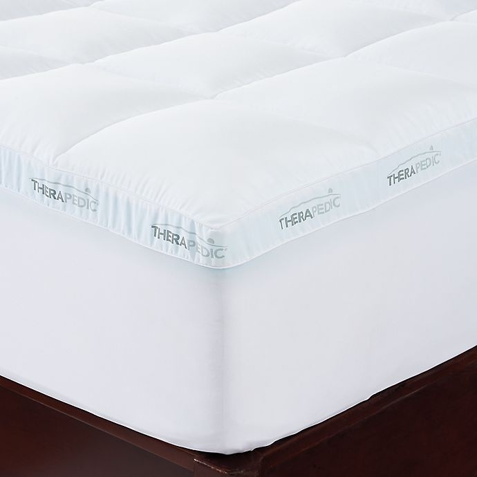 slide 1 of 5, Therapedic Zero Flat Twin XL Mattress Topper - White, 1 ct