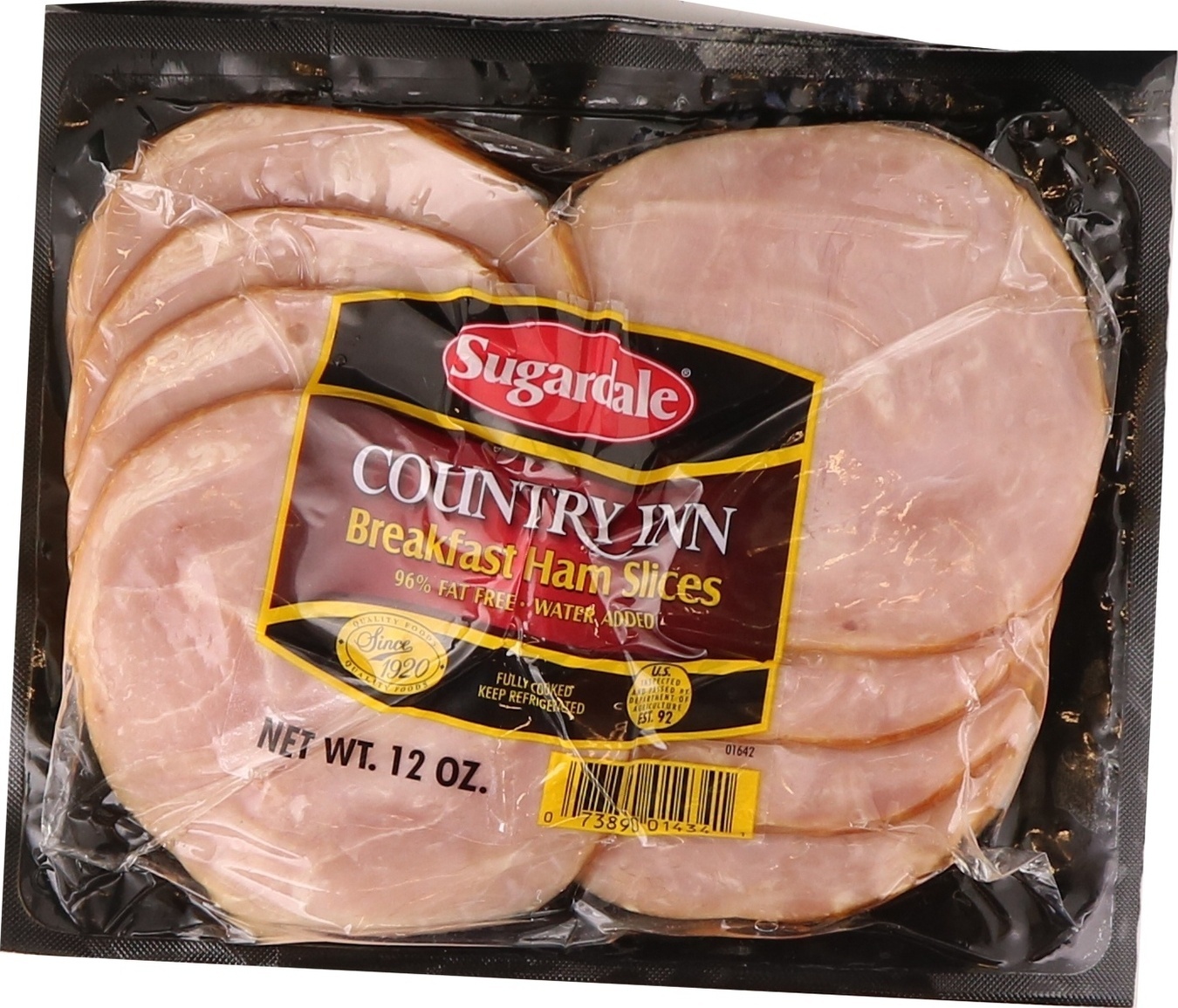 slide 1 of 1, Sugardale Breakfast Ham Slices, 12 oz