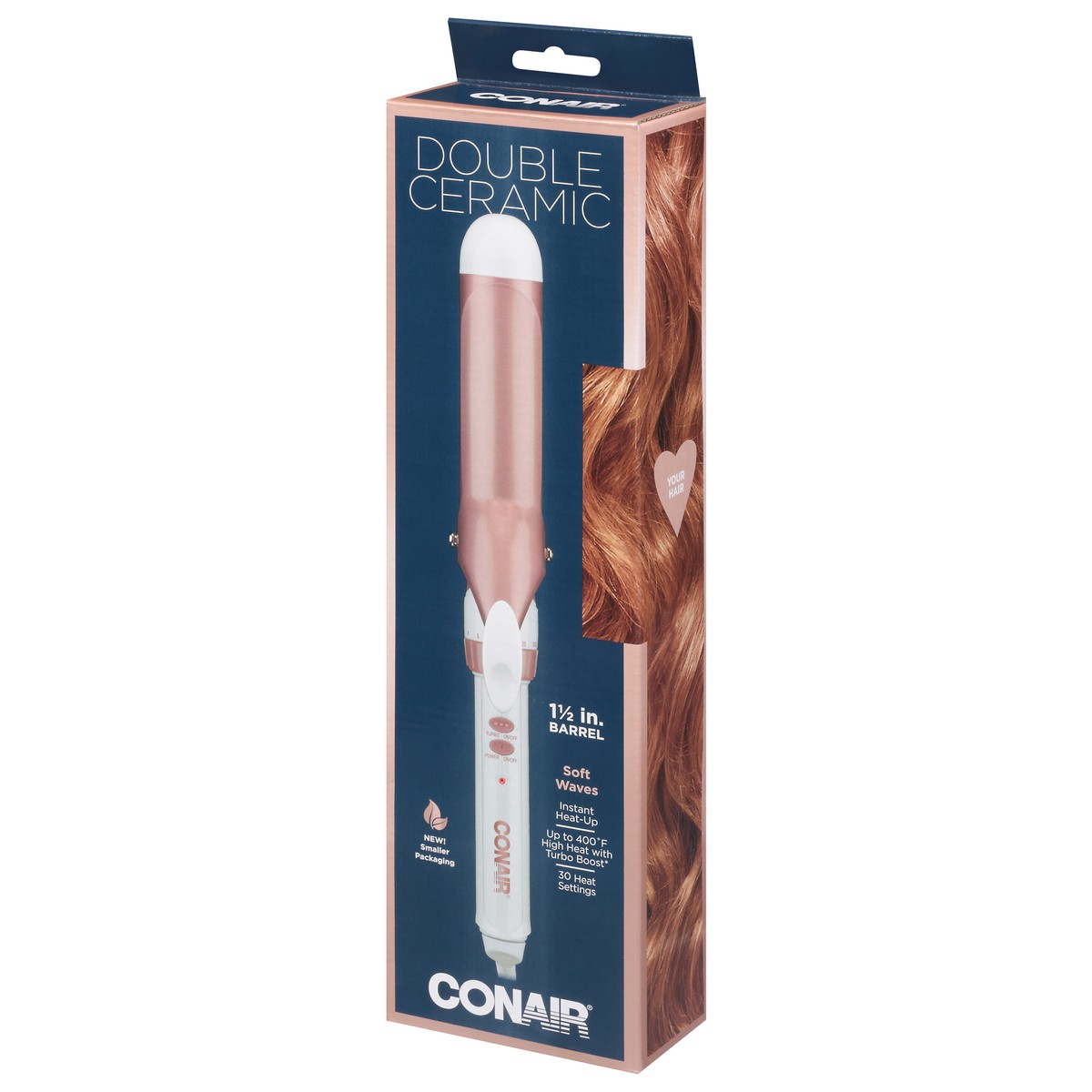 slide 2 of 9, Conair Double Ceramic Soft Waves Curling Iron 1 ea, 1 ct