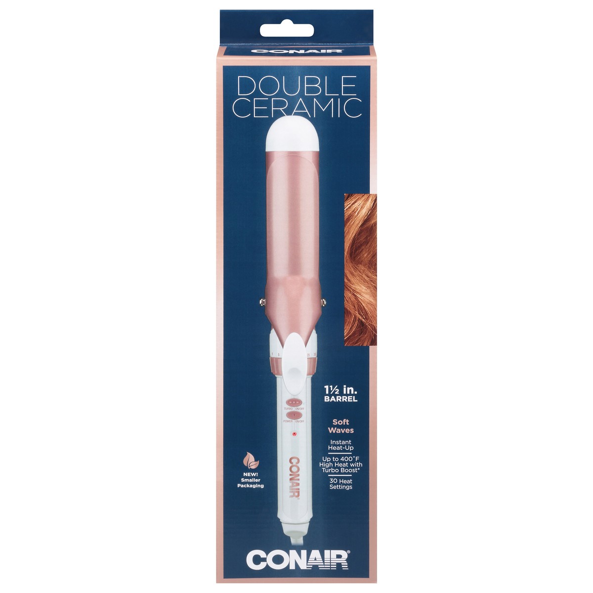 slide 1 of 9, Conair Double Ceramic Soft Waves Curling Iron 1 ea, 1 ct