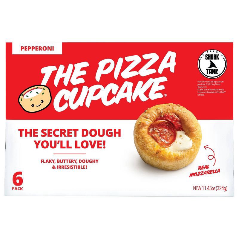 slide 12 of 12, The Pizza Cupcake 6 Pack Pepperoni 6 ea, 6 ct