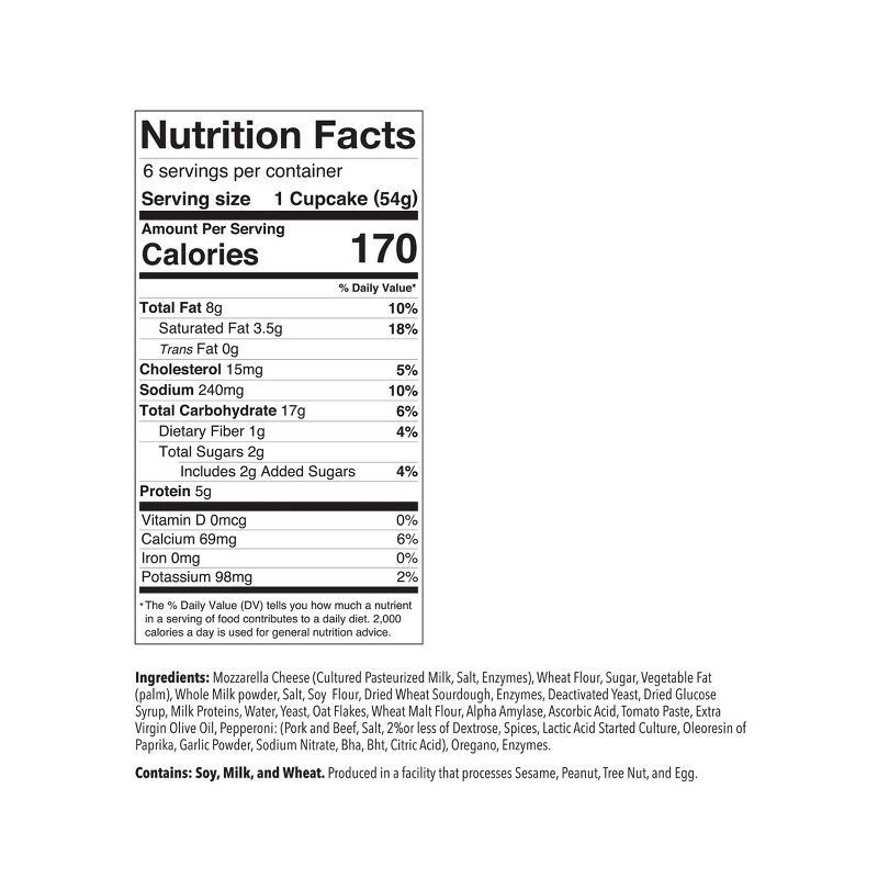 slide 4 of 12, The Pizza Cupcake 6 Pack Pepperoni 6 ea, 6 ct