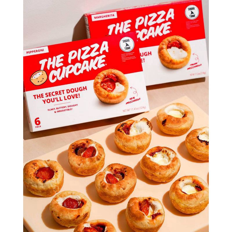 slide 11 of 12, The Pizza Cupcake 6 Pack Pepperoni 6 ea, 6 ct
