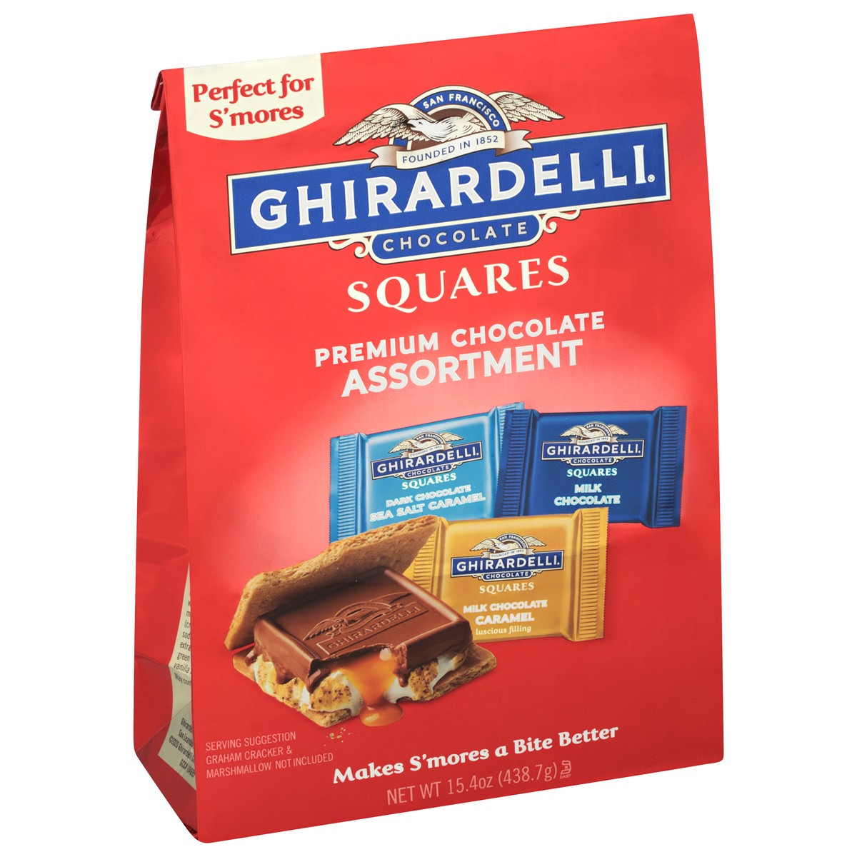 slide 4 of 9, Ghirardelli Perfect for S'mores Premium Chocolate Assortment Squares - 15.4 Oz., 15.4 oz