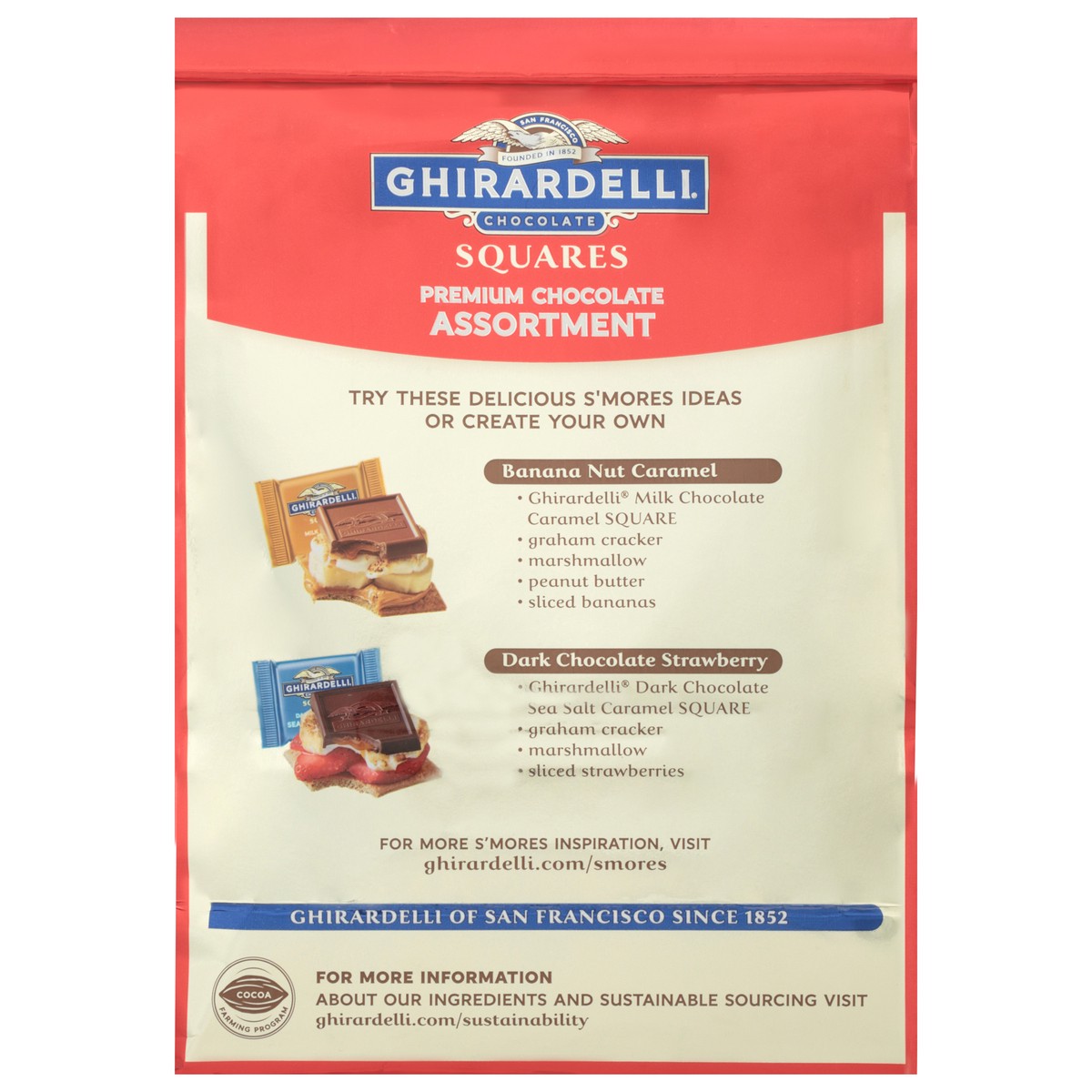 slide 9 of 9, Ghirardelli Perfect for S'mores Premium Chocolate Assortment Squares - 15.4 Oz., 15.4 oz