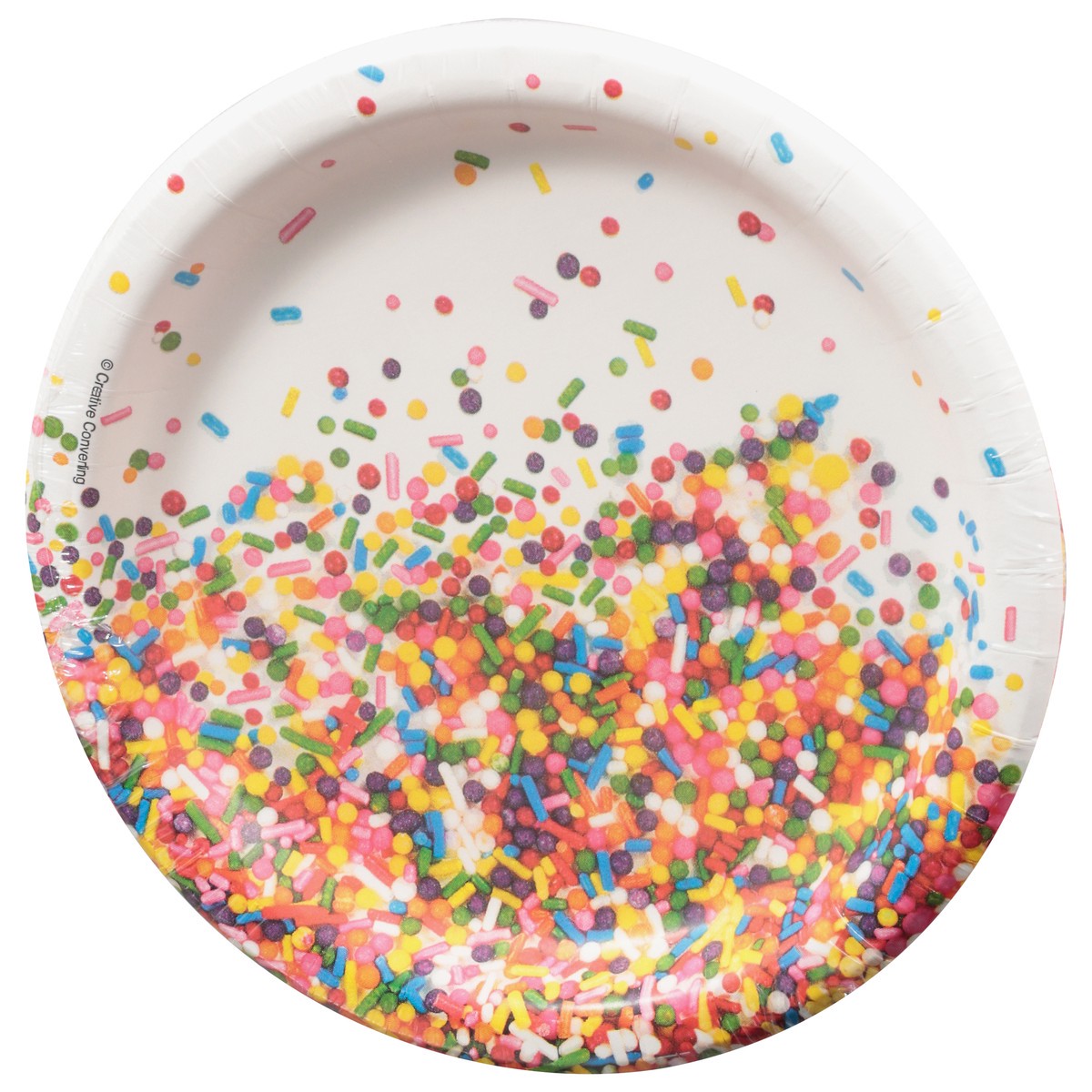 slide 6 of 9, Party Creations Sprinkles Plates 8 ea, 8 ct