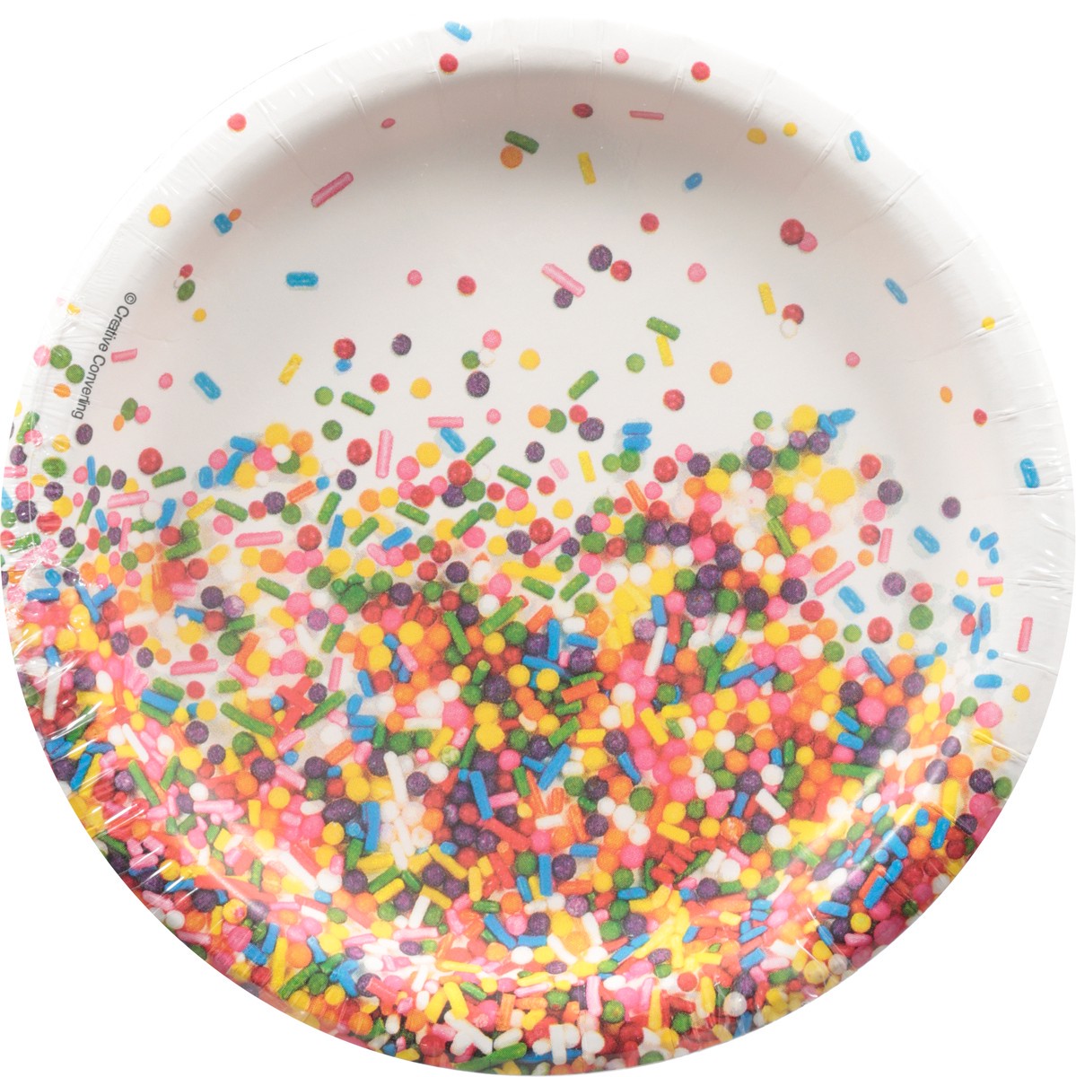 slide 2 of 9, Party Creations Sprinkles Plates 8 ea, 8 ct