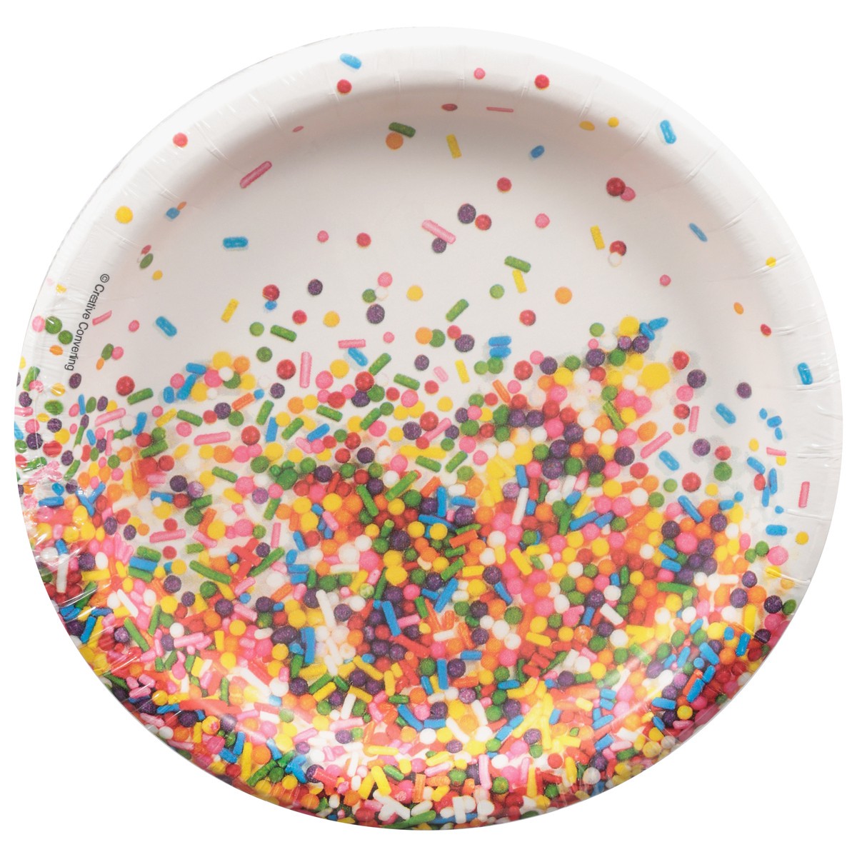 slide 1 of 9, Party Creations Sprinkles Plates 8 ea, 8 ct