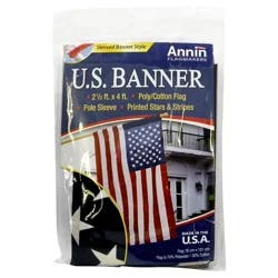 Annin Poly-Cotton US Banner Flag