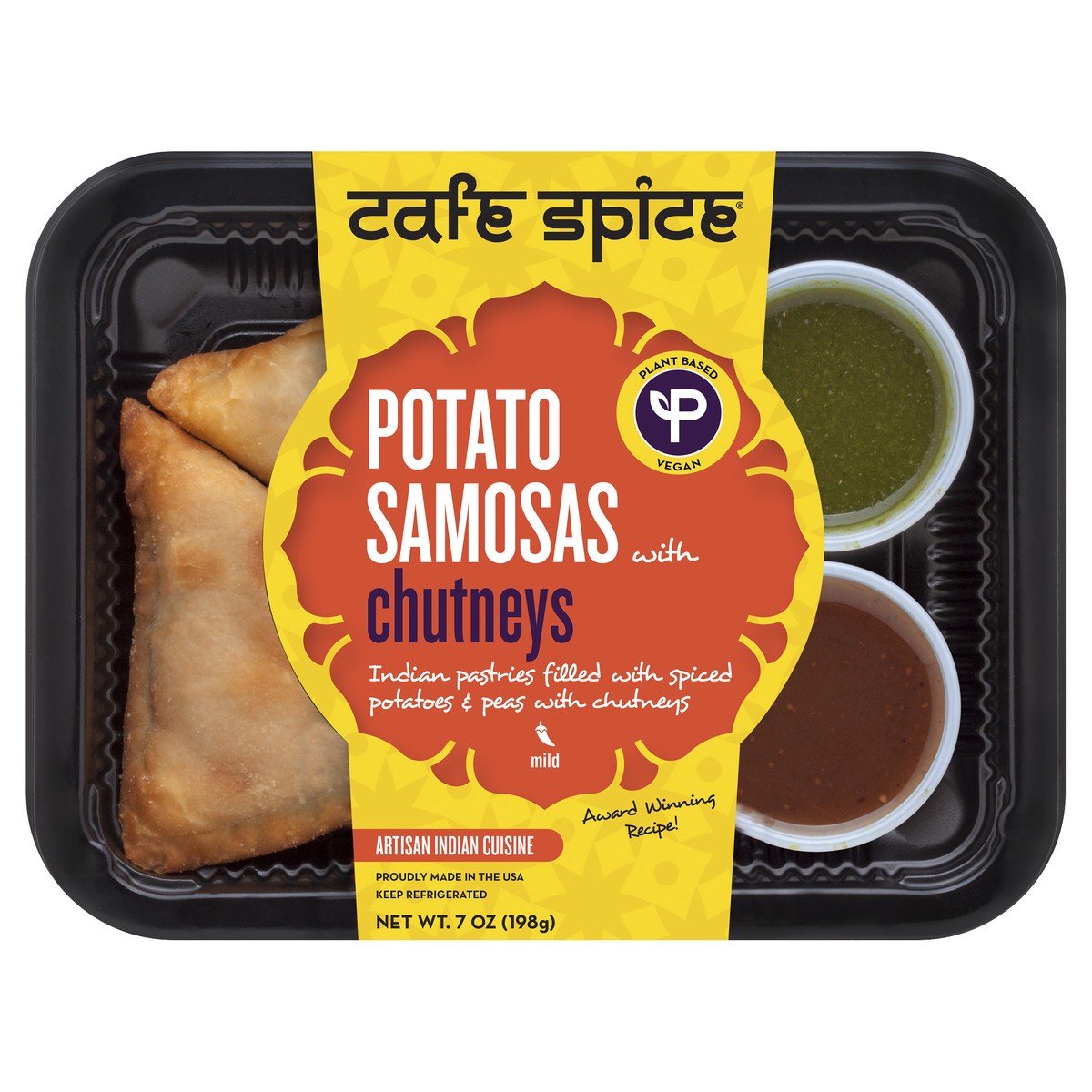 slide 1 of 7, Café Spice Cafe Spice Potato Samosas, 16 oz