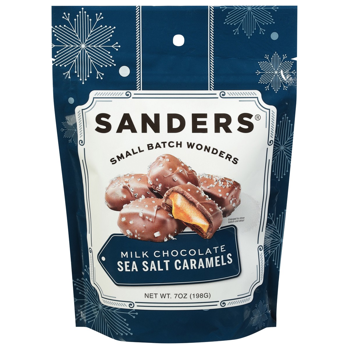 slide 8 of 14, Sanders Milk Chocolate Sea Salt Caramels 7 oz, 7 oz