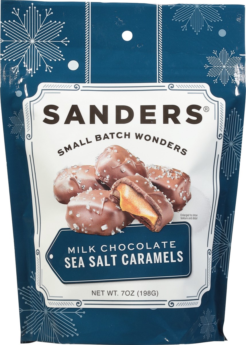 slide 12 of 14, Sanders Milk Chocolate Sea Salt Caramels 7 oz, 7 oz