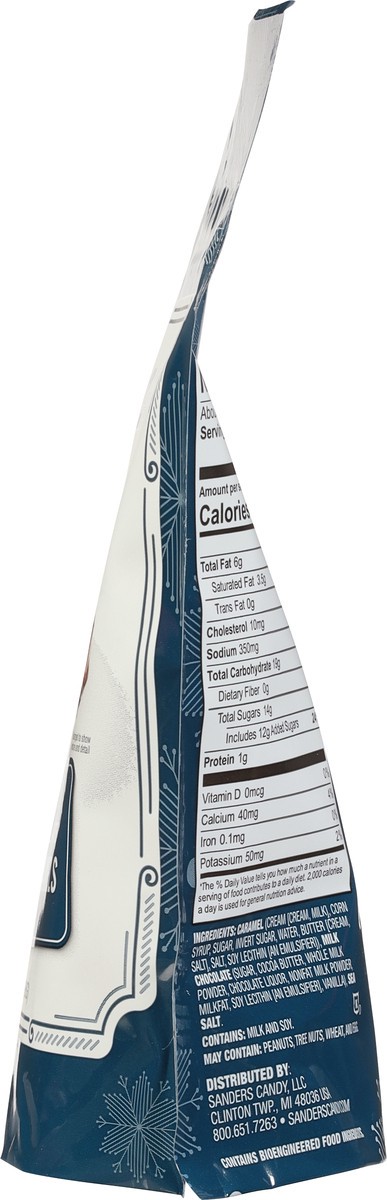 slide 14 of 14, Sanders Milk Chocolate Sea Salt Caramels 7 oz, 7 oz