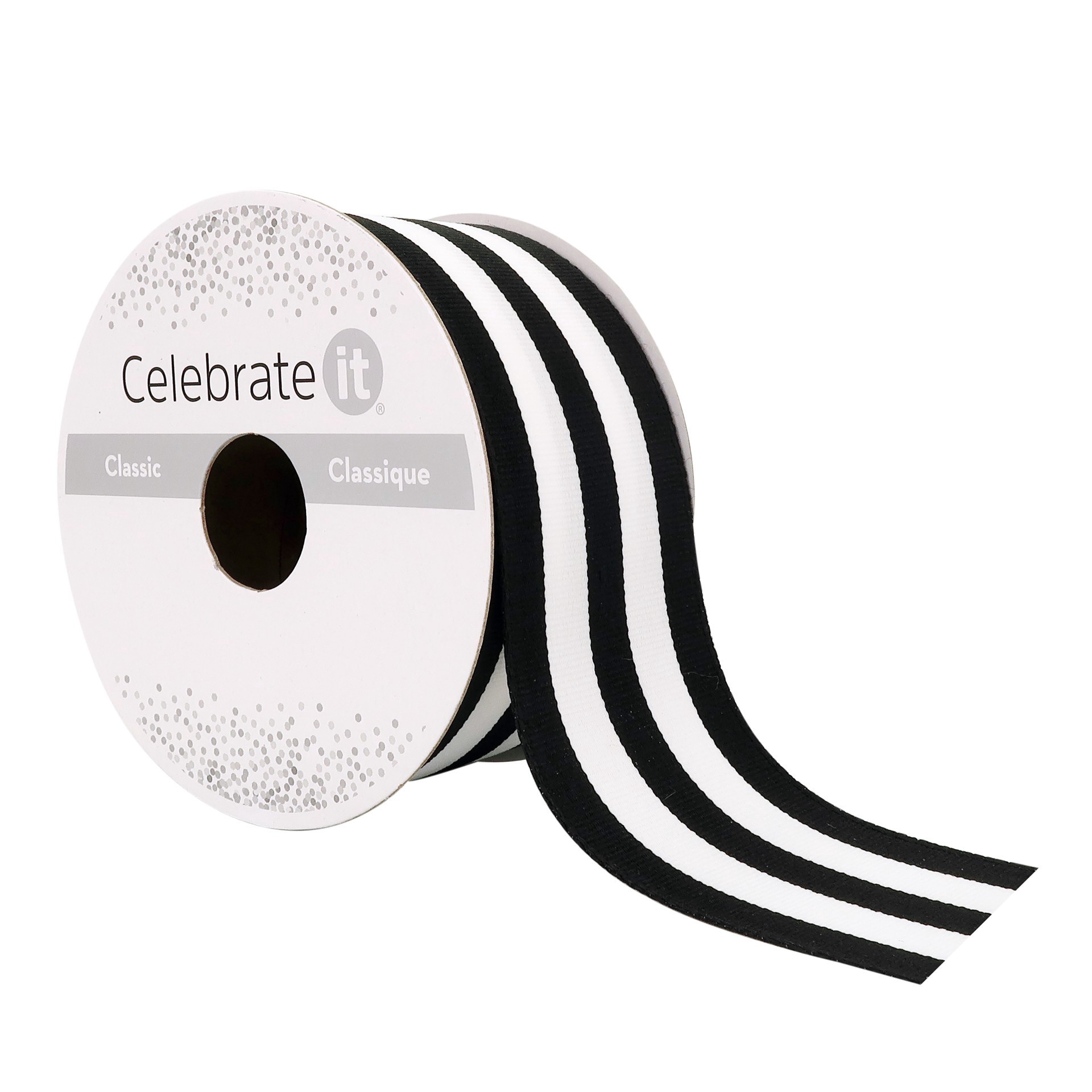 slide 3 of 4, 1.5" X 3yd. Grosgrain Striped Ribbon By Celebrate It, 1.5 in x 3 yd