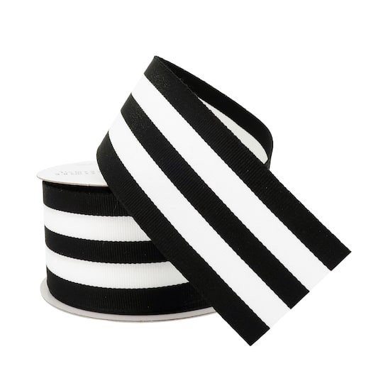 slide 1 of 4, 1.5" X 3yd. Grosgrain Striped Ribbon By Celebrate It, 1.5 in x 3 yd