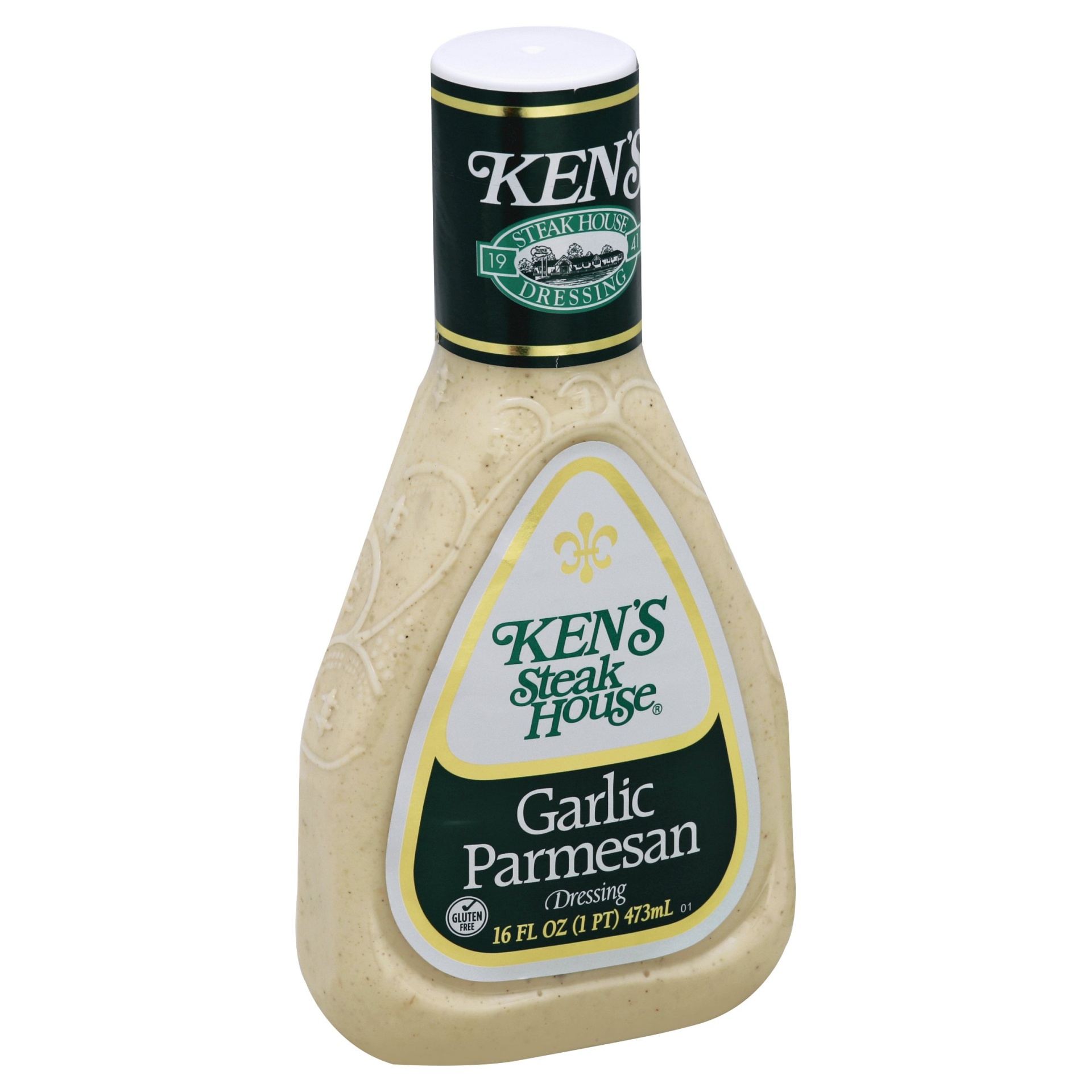 slide 1 of 1, Ken's Steak House Garlic Parmesan Dressing, 16 fl oz