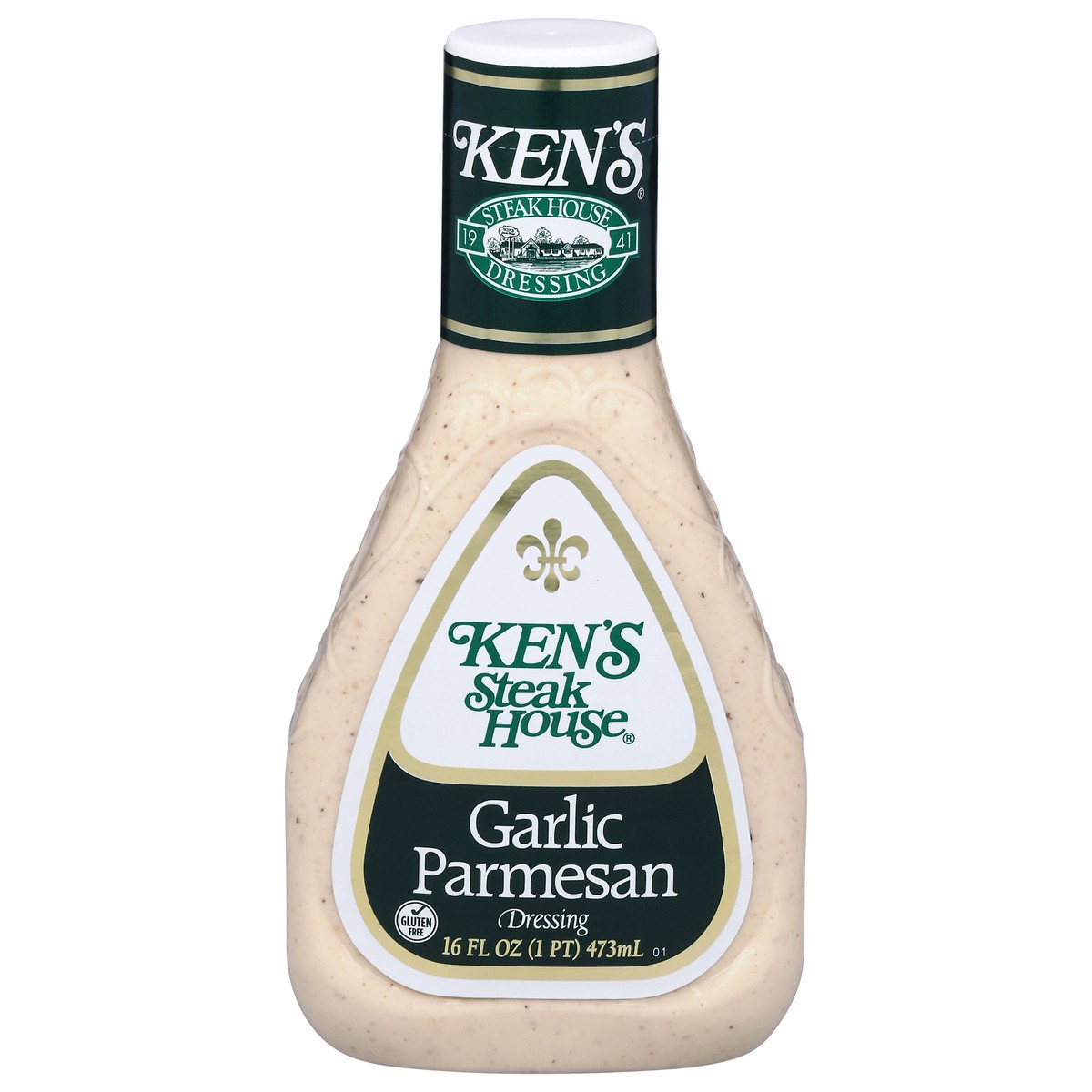 slide 1 of 9, Ken's Steak House Garlic Parmesan Dressing 16 fl oz, 16 fl oz